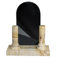 Pillar Award with Glass or Marble Insert (Burma Teak Beige)